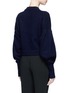 Back View - Click To Enlarge - TIBI - Pleated balloon sleeve cashmere sweater