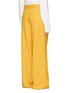 Back View - Click To Enlarge - TIBI - Belted wide leg twill pants