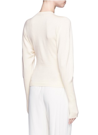 Back View - Click To Enlarge - THE ROW - 'Deanna' dolman sleeve Merino wool-cashmere sweater