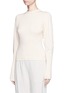 Front View - Click To Enlarge - THE ROW - 'Deanna' dolman sleeve Merino wool-cashmere sweater