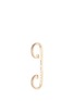 Detail View - Click To Enlarge - REPOSSI - 'Staple Small Round' diamond 18k rose gold ear cuff