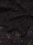 Detail View - Click To Enlarge - VALENTINO GARAVANI - Floral lace embroidered starry sky pleated cashmere scarf