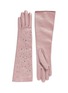 Main View - Click To Enlarge - VALENTINO GARAVANI - Embellished starry sky long leather gloves