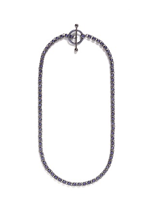 Main View - Click To Enlarge - EDDIE BORGO - 'Voyager' cubic zirconia beaded toggle necklace