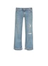 Main View - Click To Enlarge - SIMON MILLER - 'Aya' frayed cuff washed wide leg jeans
