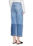 Back View - Click To Enlarge - SIMON MILLER - 'Thomas' colourblock patchwork cuff cropped jeans