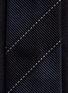 Detail View - Click To Enlarge - DRIES VAN NOTEN - Colourblock stripe silk tie