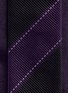Detail View - Click To Enlarge - DRIES VAN NOTEN - Colourblock stripe silk tie
