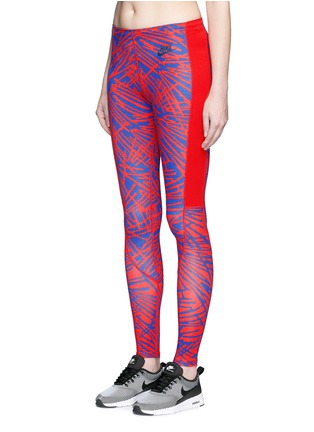 Front View - Click To Enlarge - NIKE - 'Leg-A-See' print performance leggings