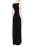 Back View - Click To Enlarge - NORMA KAMALI - Shirred waist jersey jumpsuit