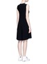Back View - Click To Enlarge - NORMA KAMALI - Bonded jersey swing dress