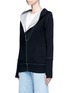 NORMA KAMALI - Reversible bonded jersey zip hoodie