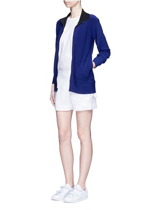 Figure View - Click To Enlarge - NORMA KAMALI - 'Turtle' reversible bonded jersey jacket