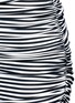 Detail View - Click To Enlarge - NORMA KAMALI - 'Teaser' stripe cutout midriff jersey dress