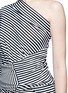 Detail View - Click To Enlarge - NORMA KAMALI - 'All In One Mini' stripe convertible jersey skirt top
