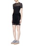 Figure View - Click To Enlarge - T BY ALEXANDER WANG - Jacquard jersey dress