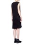 Back View - Click To Enlarge - T BY ALEXANDER WANG - Chest pocket layered jersey dress