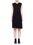 Main View - Click To Enlarge - T BY ALEXANDER WANG - Chest pocket layered jersey dress