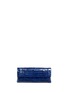 Main View - Click To Enlarge - NANCY GONZALEZ - 'Gotham' crocodile leather shoulder strap clutch