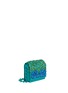 Figure View - Click To Enlarge - NANCY GONZALEZ - 'Gio' flower appliqué crocodile leather crossbody bag