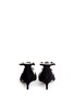 Back View - Click To Enlarge - RENÉ CAOVILLA - Strass faux pearl T-strap suede pumps