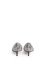 Back View - Click To Enlarge - RENÉ CAOVILLA - 'Decollete' leather bead appliqué floral lace pumps
