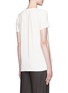 Back View - Click To Enlarge - THEORY - 'Apdime' georgette front jersey T-shirt