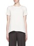 Main View - Click To Enlarge - THEORY - 'Apdime' georgette front jersey T-shirt