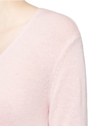 Detail View - Click To Enlarge - THEORY - 'Adrianna RL' cashmere V-neck sweater