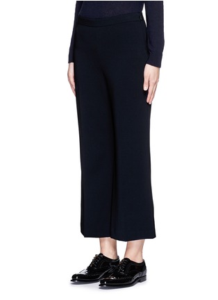 Front View - Click To Enlarge - THEORY - 'Laleenka' crepe cropped flare pants