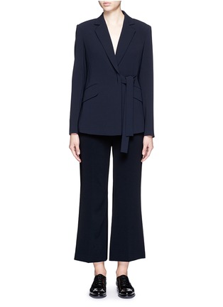 Figure View - Click To Enlarge - THEORY - 'Laleenka' crepe cropped flare pants