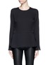 Main View - Click To Enlarge - THEORY - 'Malydie' silk georgette peplum top