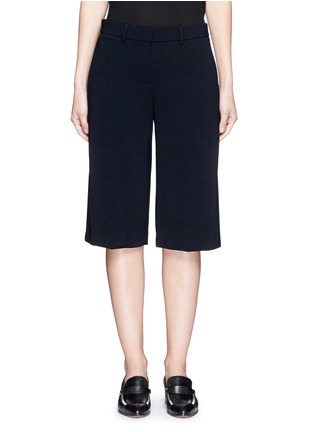 Main View - Click To Enlarge - THEORY - 'Teemay' wide leg crepe shorts