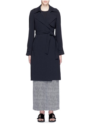 Main View - Click To Enlarge - THEORY - 'Oaklane B' stretch crepe trench coat