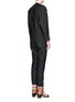 Back View - Click To Enlarge - ISABEL MARANT - Collarless cotton poplin jumpsuit