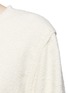 Detail View - Click To Enlarge - ISABEL MARANT - Oversize alpaca frayed sweatshirt