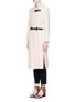 Front View - Click To Enlarge - ISABEL MARANT - Quilted buckled long coat