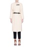 Main View - Click To Enlarge - ISABEL MARANT - Quilted buckled long coat
