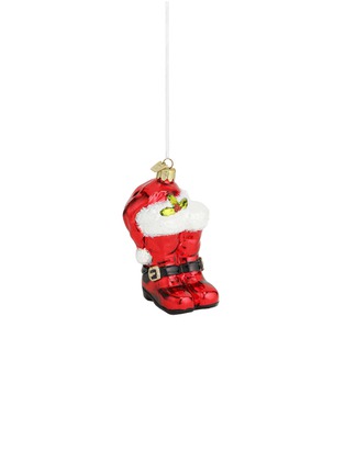 Main View - Click To Enlarge - KURT S ADLER - Noble Gems Santa boots Christmas ornament