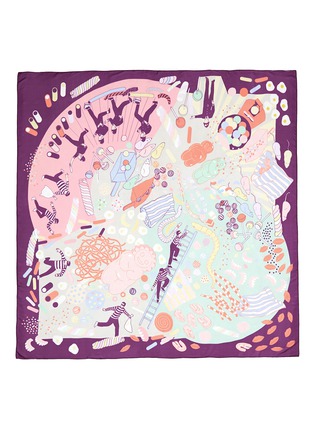 Main View - Click To Enlarge - KAREN MABON - 'Robbery in a Sweet Shop' silk chiffon scarf