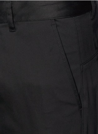 Detail View - Click To Enlarge - THEORY - 'Biker' cotton blend biker pants
