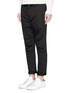 Front View - Click To Enlarge - THEORY - 'Biker' cotton blend biker pants