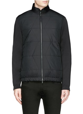Main View - Click To Enlarge - THEORY - 'Seymour' chevron quilted jacket
