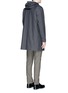 Back View - Click To Enlarge - THEORY - 'Hallsey' detachable layer coat