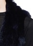 Detail View - Click To Enlarge - 72348 - 'Audra' drape knit rabbit fur gilet