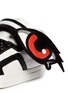 Detail View - Click To Enlarge - PIERRE HARDY - 'Oh Roy' eye strap leather mid top sneakers