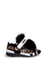 Main View - Click To Enlarge - PIERRE HARDY - Fur tongue pony hair mix sneakers