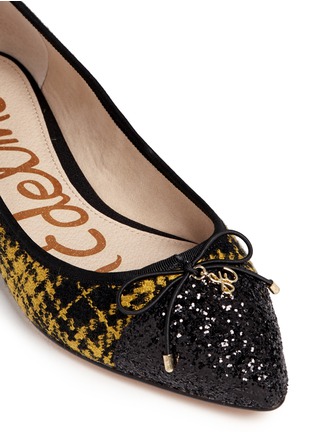 Detail View - Click To Enlarge - SAM EDELMAN - 'Lilly' plaid check flannel flats