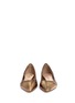 Figure View - Click To Enlarge - SAM EDELMAN - 'Rae' snake effect leather skimmer flats