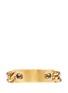 Main View - Click To Enlarge - ELA STONE - 'Heidi' metal plate curb chain bracelet
